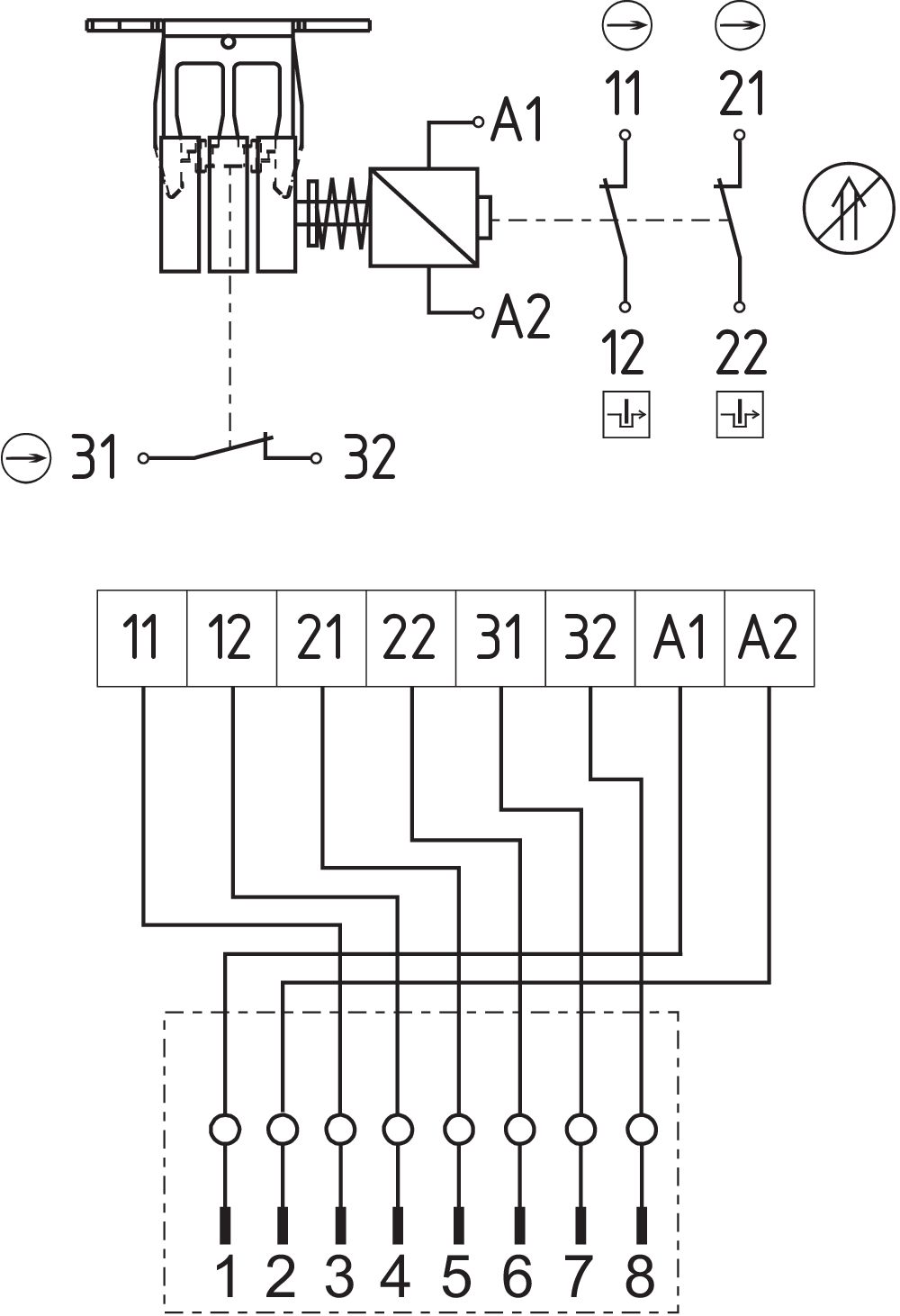 AZM 170ST-02/01ZRK-2197 24VAC/DC 103035394 - Schmersal产品图片