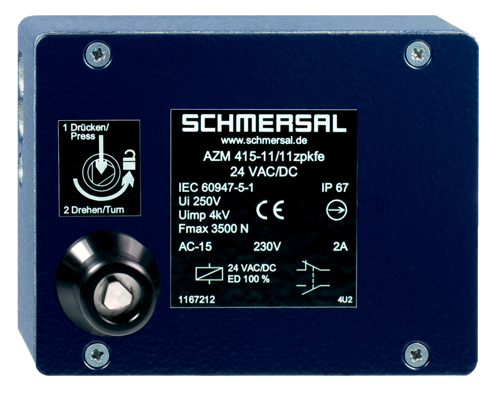 AZM 415-02/02ZPKFE 24V AC/DC 101209214 - Schmersal产品图片