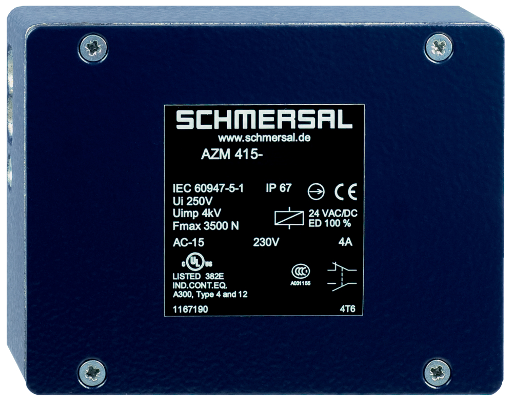 AZM 415-02/20ZPKA 24VAC/DC 101156870 - Schmersal产品图片