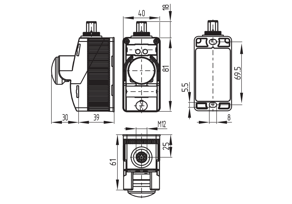 BDF100-NH-G-ST 101215862 - Schmersal产品图片