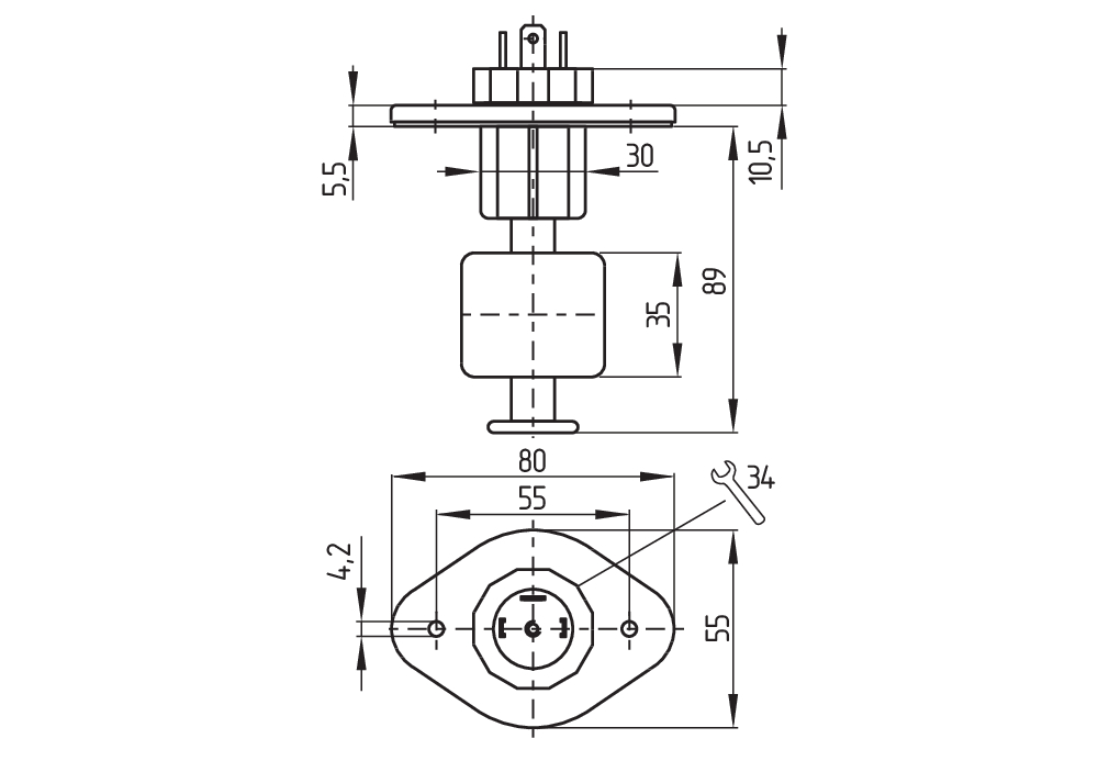 BN 75-10Y 101055743 - Schmersal产品图片