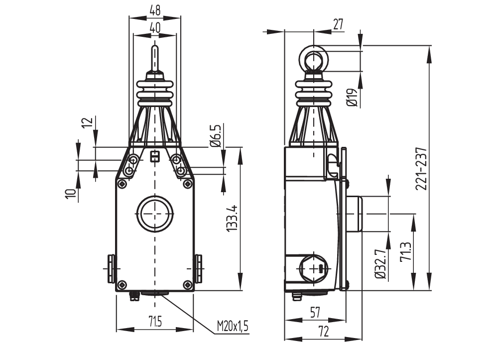 EX-ZQ 900-02-3D 103012458 - Schmersal产品图片