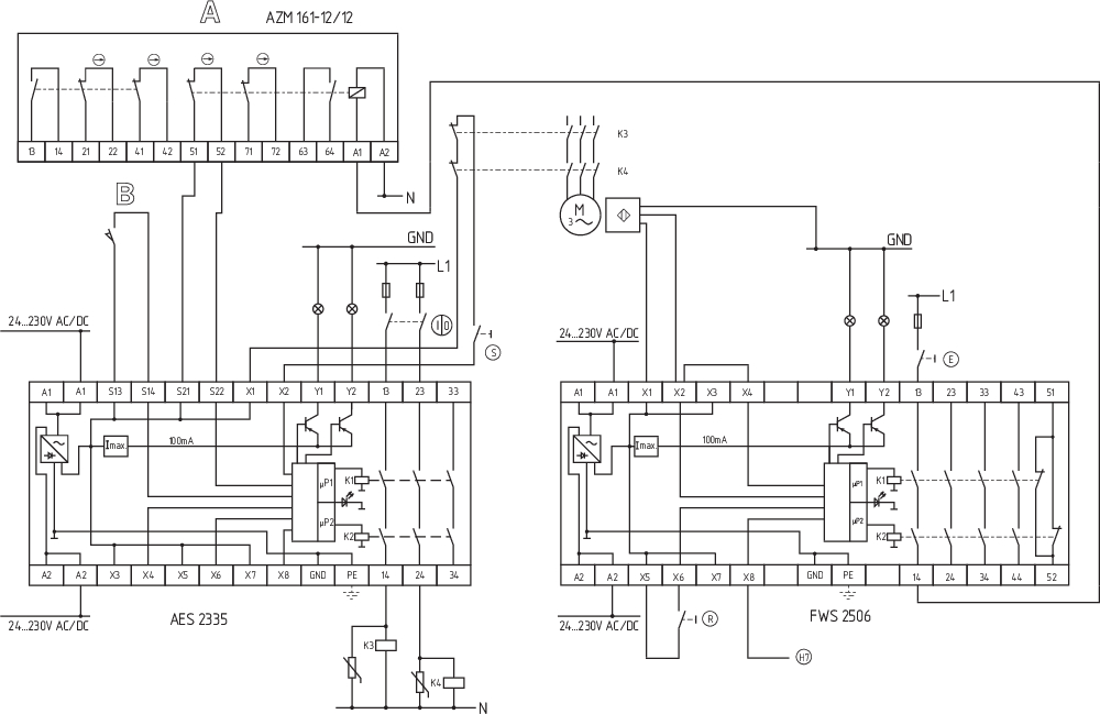 FWS 2506 C UE: 24...230V AC/DC 101181694 - Schmersal产品图片