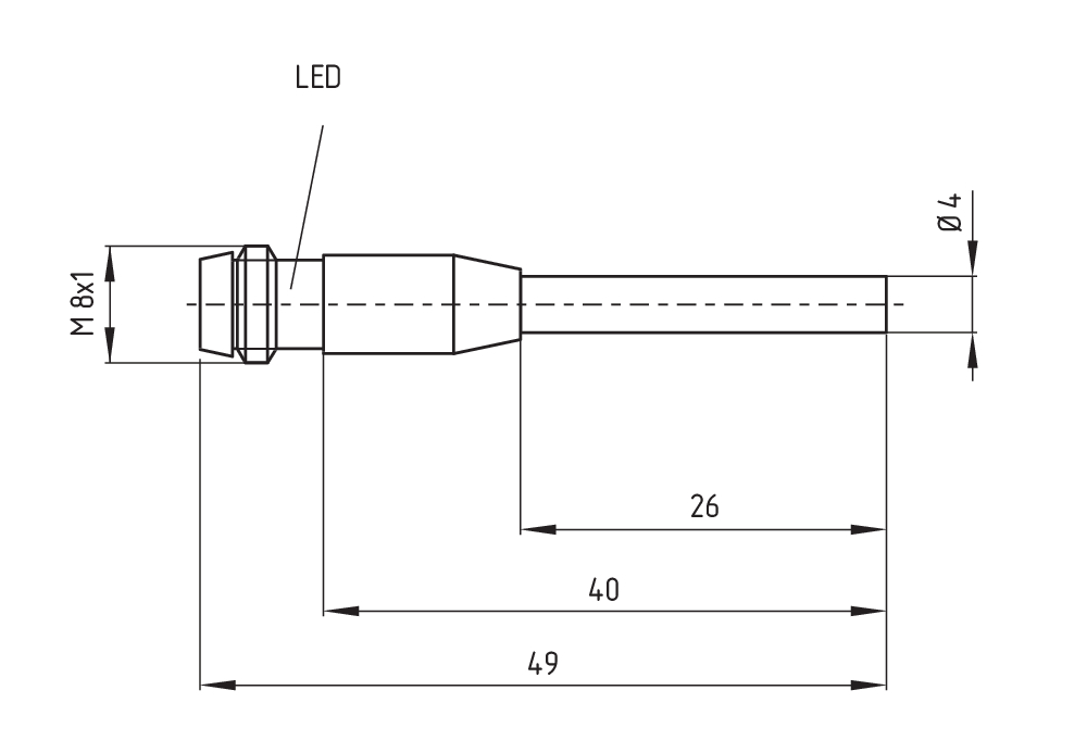 IFL 0,8-4-10ST2P 101108240 - Schmersal产品图片