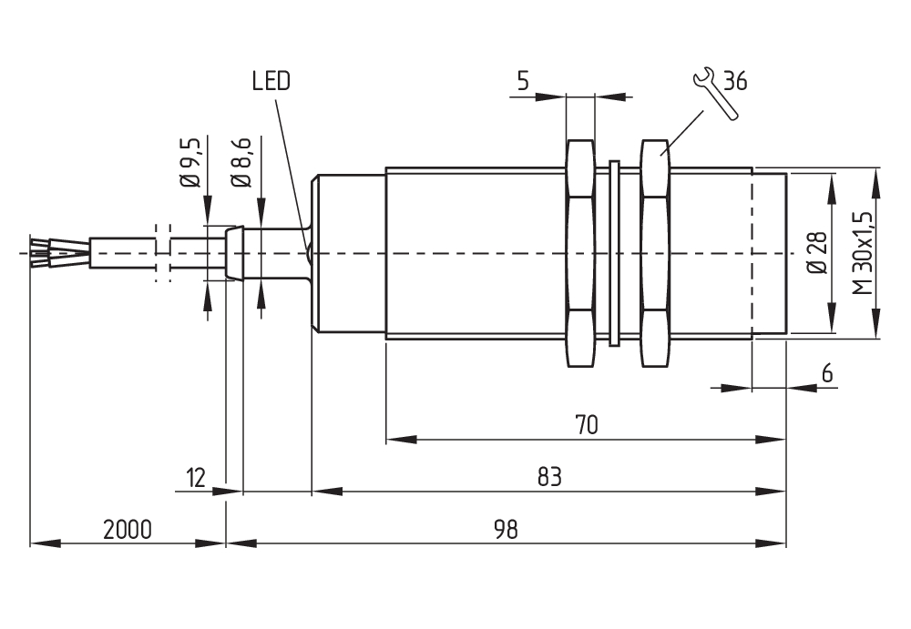 IFL 15-300-10T 101060609 - Schmersal产品图片