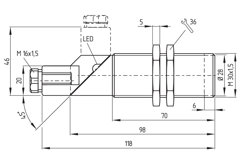 IFL 15-30L-10/01N 101127037 - Schmersal产品图片