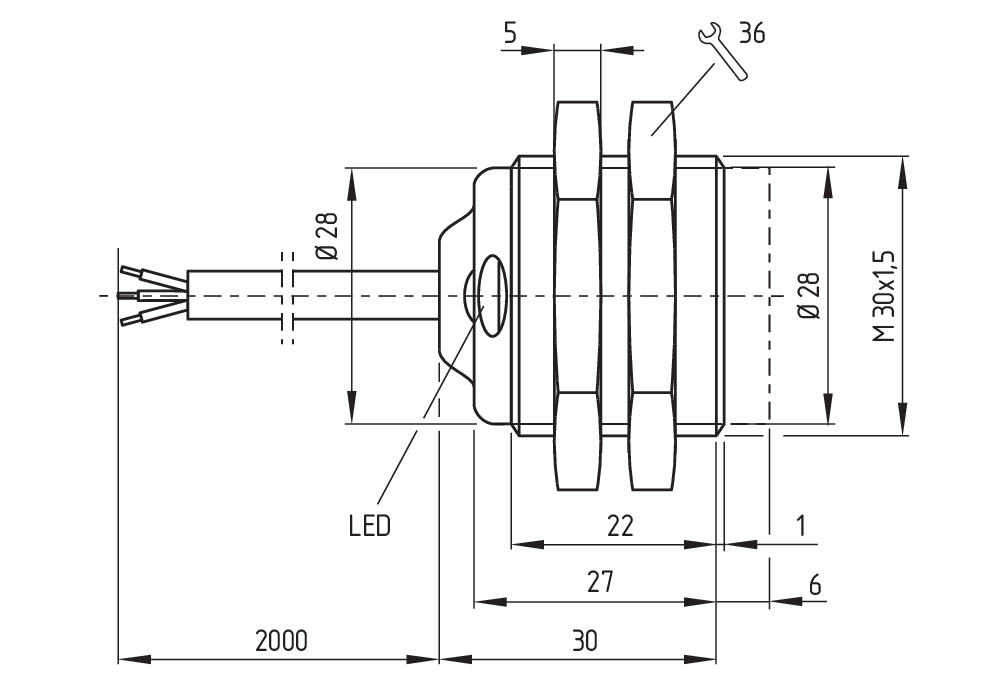 IFL 15-30M-10P 101127038 - Schmersal产品图片