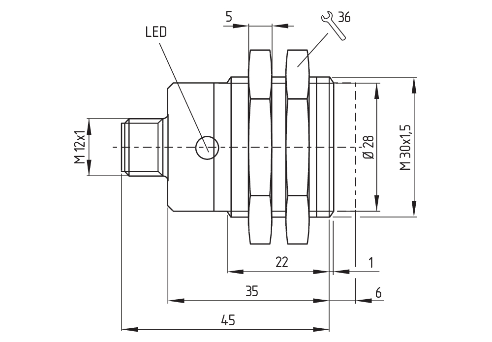 IFL 15-30M-10ST1P 101127039 - Schmersal产品图片