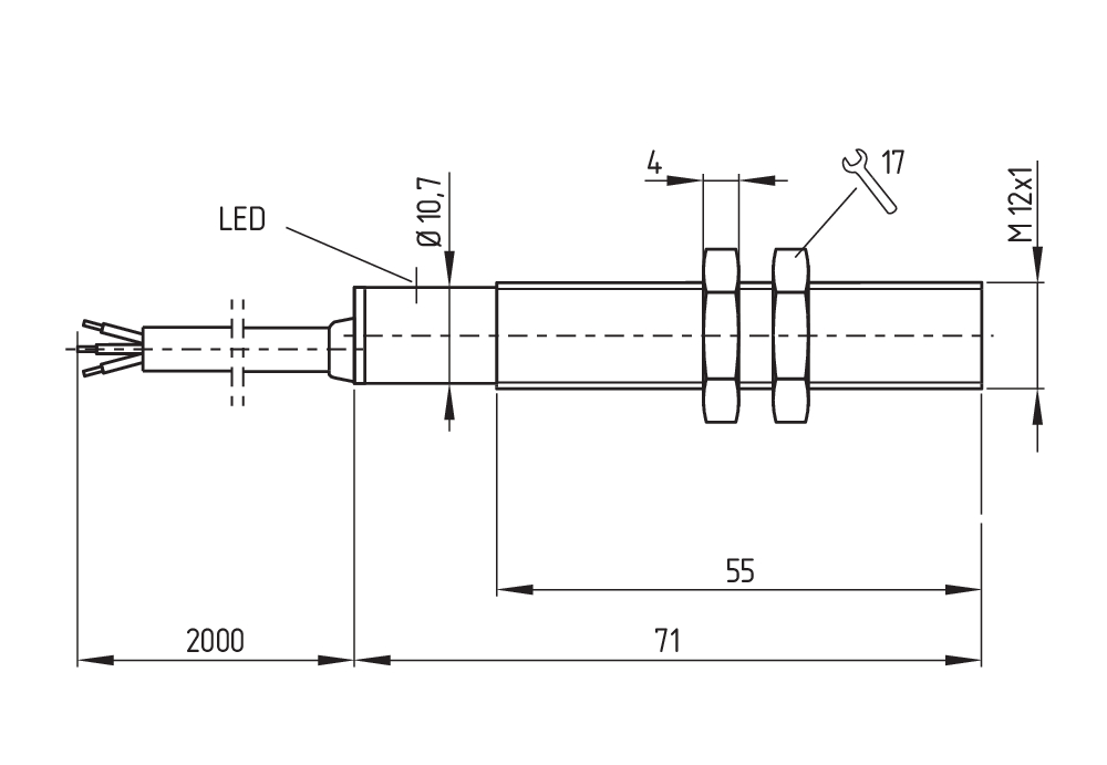 IFL 2-12L-10P 101113339 - Schmersal产品图片