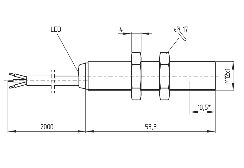 IFL 4B-12-01PK1 101113602 - Schmersal产品图片