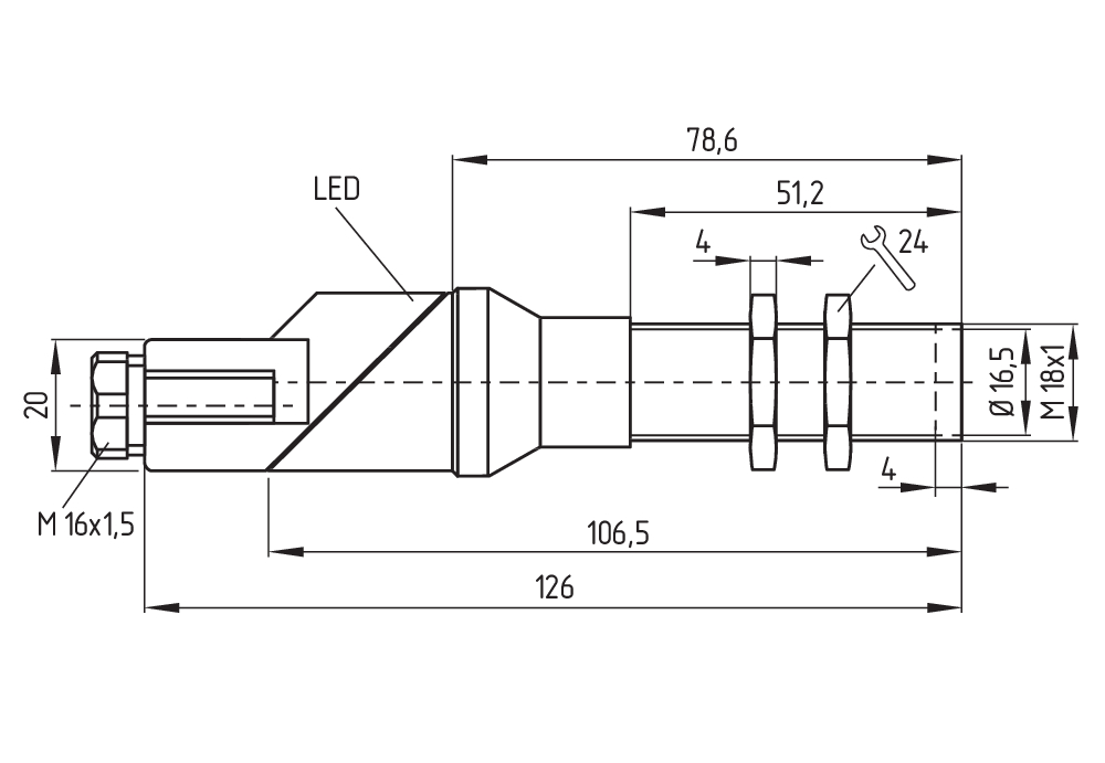 IFL 5-18L-10/01P 101139949 - Schmersal产品图片