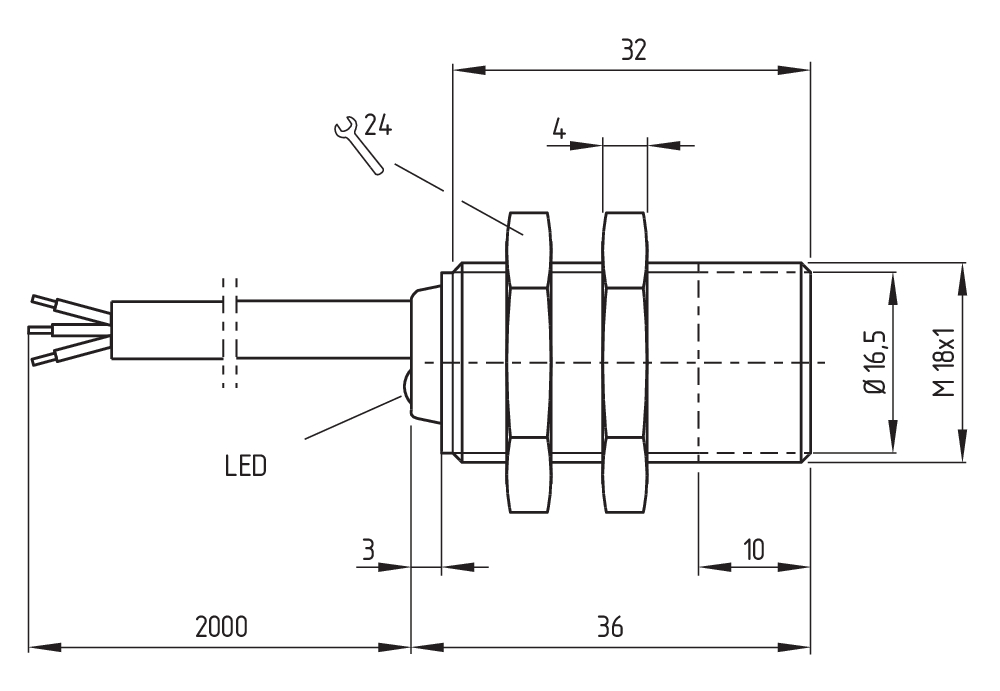 IFL 8-18M-01P 101141559 - Schmersal产品图片
