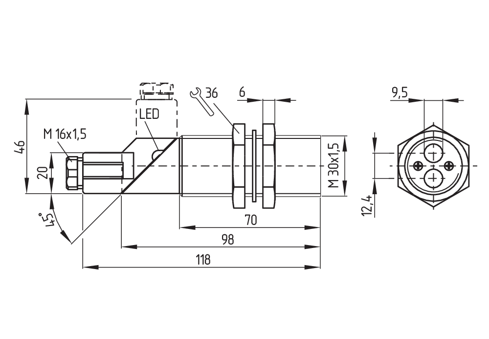 IFO 8-300-10/01 101149286 - Schmersal产品图片