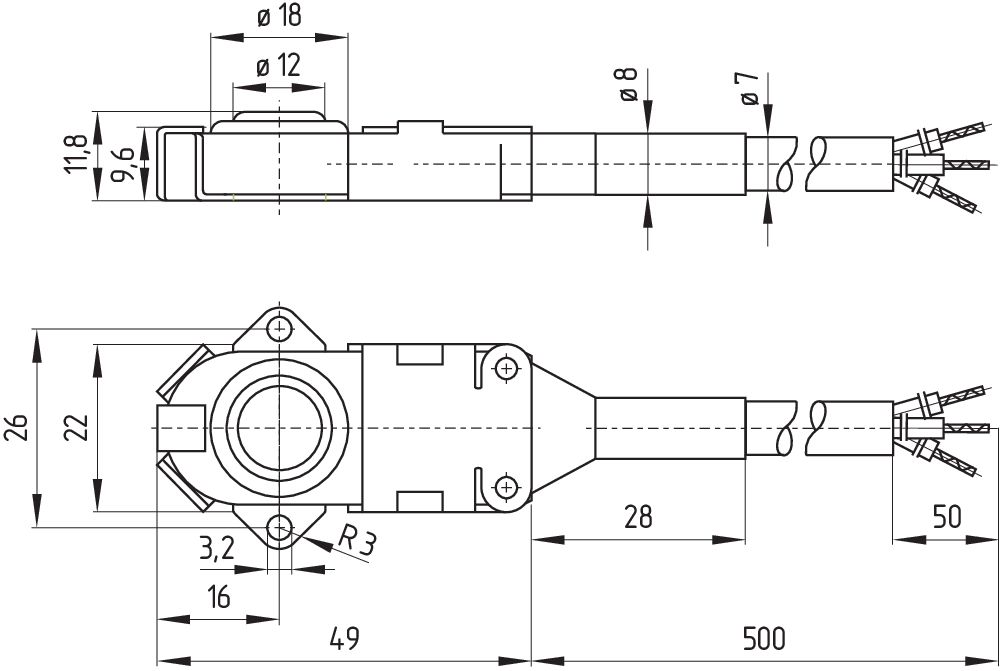 M2S 660-11-K-Y 2,0M 101055375 - Schmersal产品图片