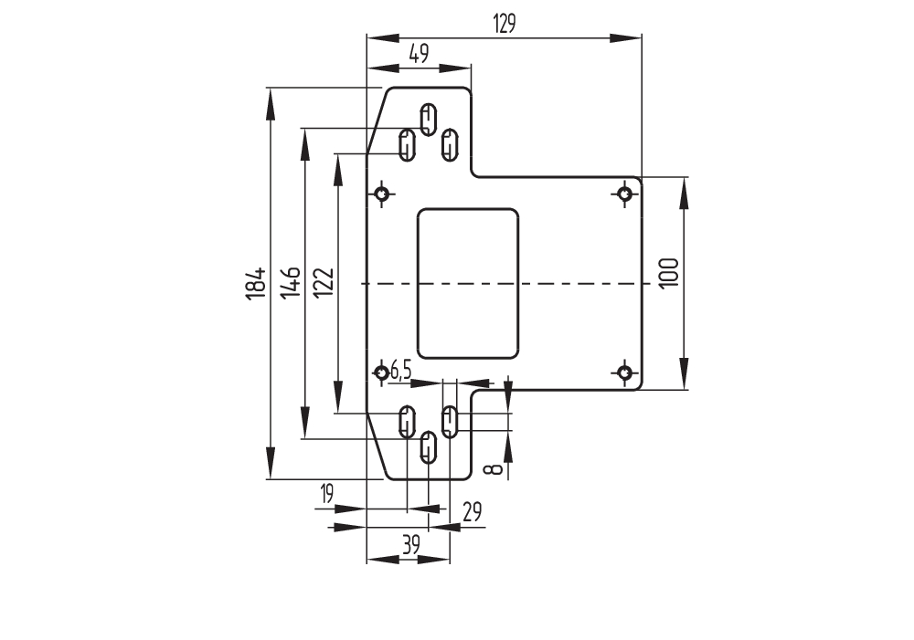 MONTAGEPLATTE KPL. MP AZM 415 101149120 - Schmersal产品图片