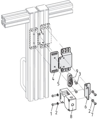 MONTAGESATZ AZ 15/16 R/P 101149214 - Schmersal产品图片