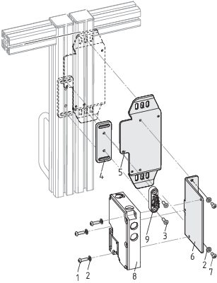 MONTAGESATZ AZM 161 R/P 101149213 - Schmersal产品图片