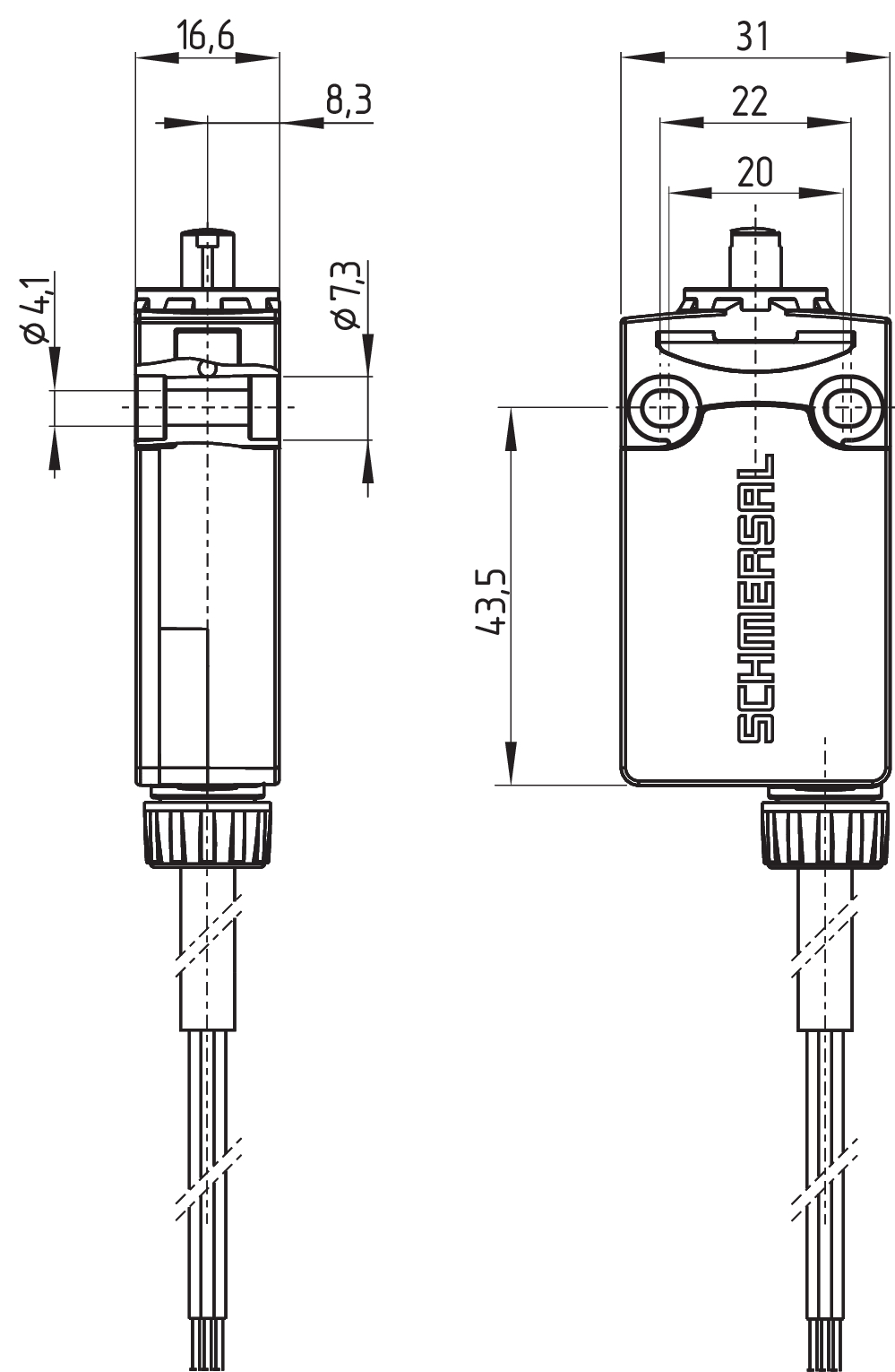PS116-T02-L500-R200 103016675 - Schmersal产品图片