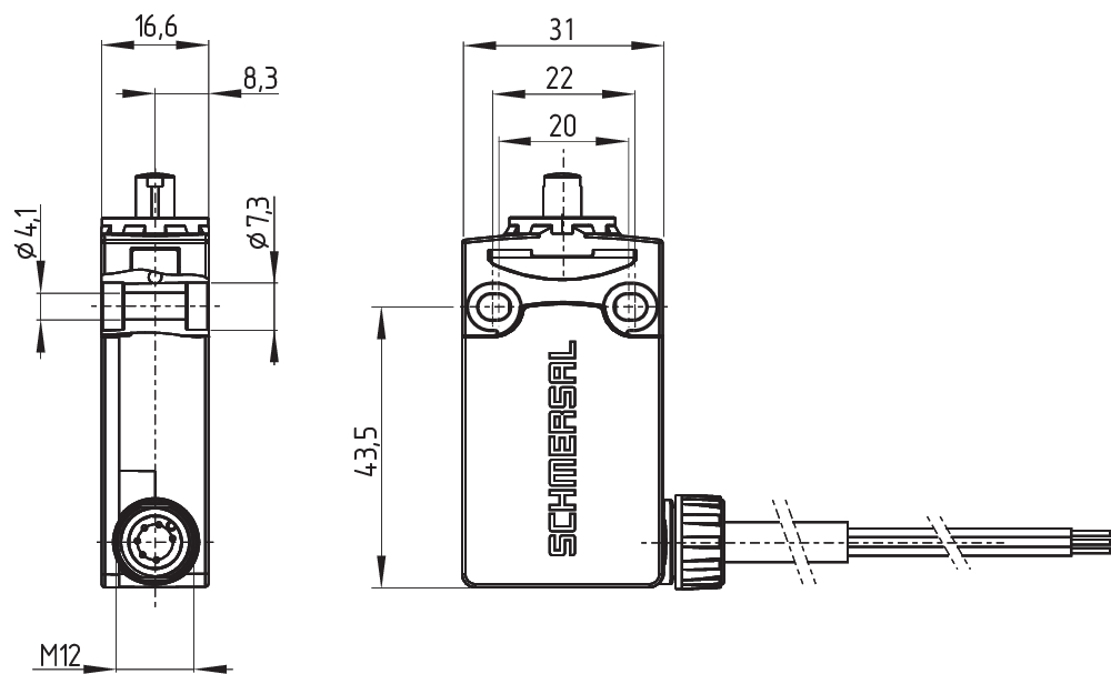 PS116-T12-LR200-N200 103006596 - Schmersal产品图片