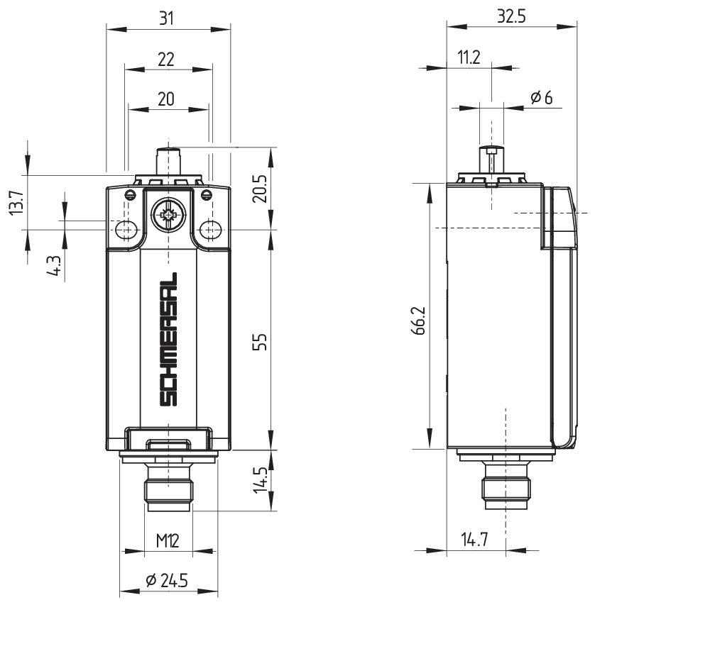 PS215L-Z11A1-ST-R200 103033947 - Schmersal产品图片