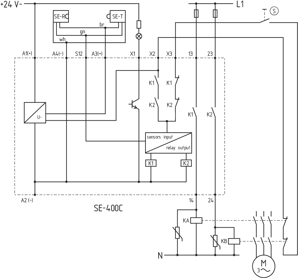 SE-400 C AUSWERTEGERAET 101153920 - Schmersal产品图片