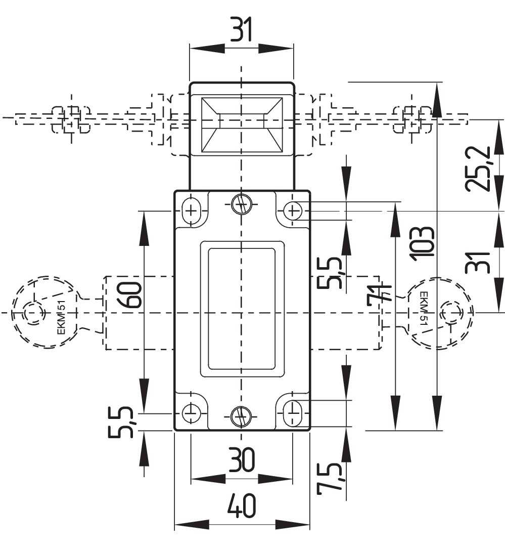 SHGV/B01/104+BO 101198093 - Schmersal产品图片