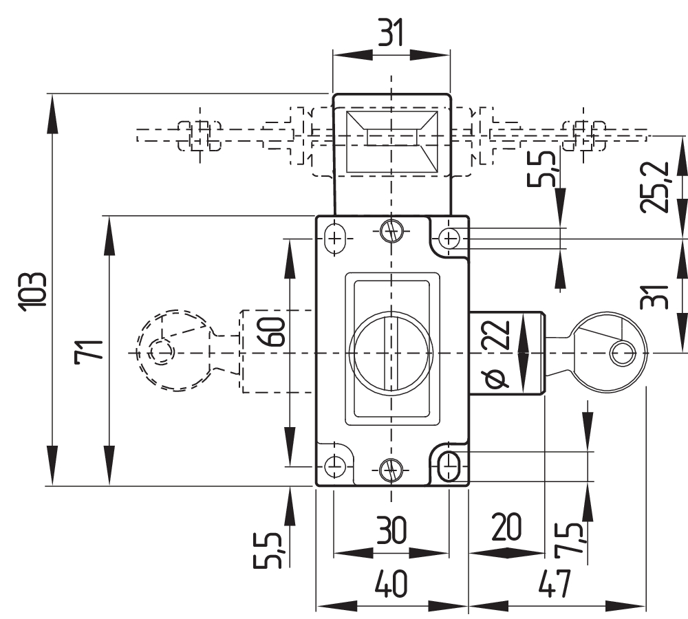 SHGV/LD1/101/36+BO 101215031 - Schmersal产品图片