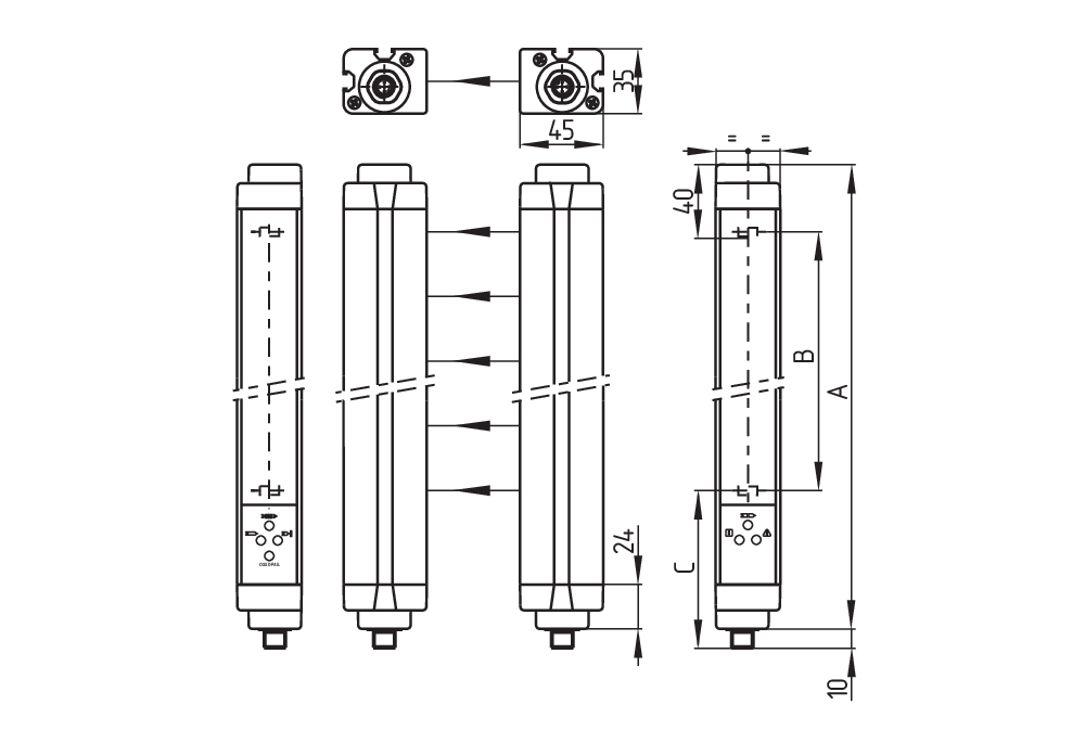 SLC 210-E/R0310-40- 12 101160936 - Schmersal产品图片