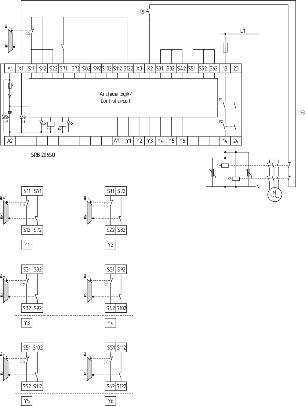 SRB206SQ 24V AC/DC 101173934 - Schmersal产品图片