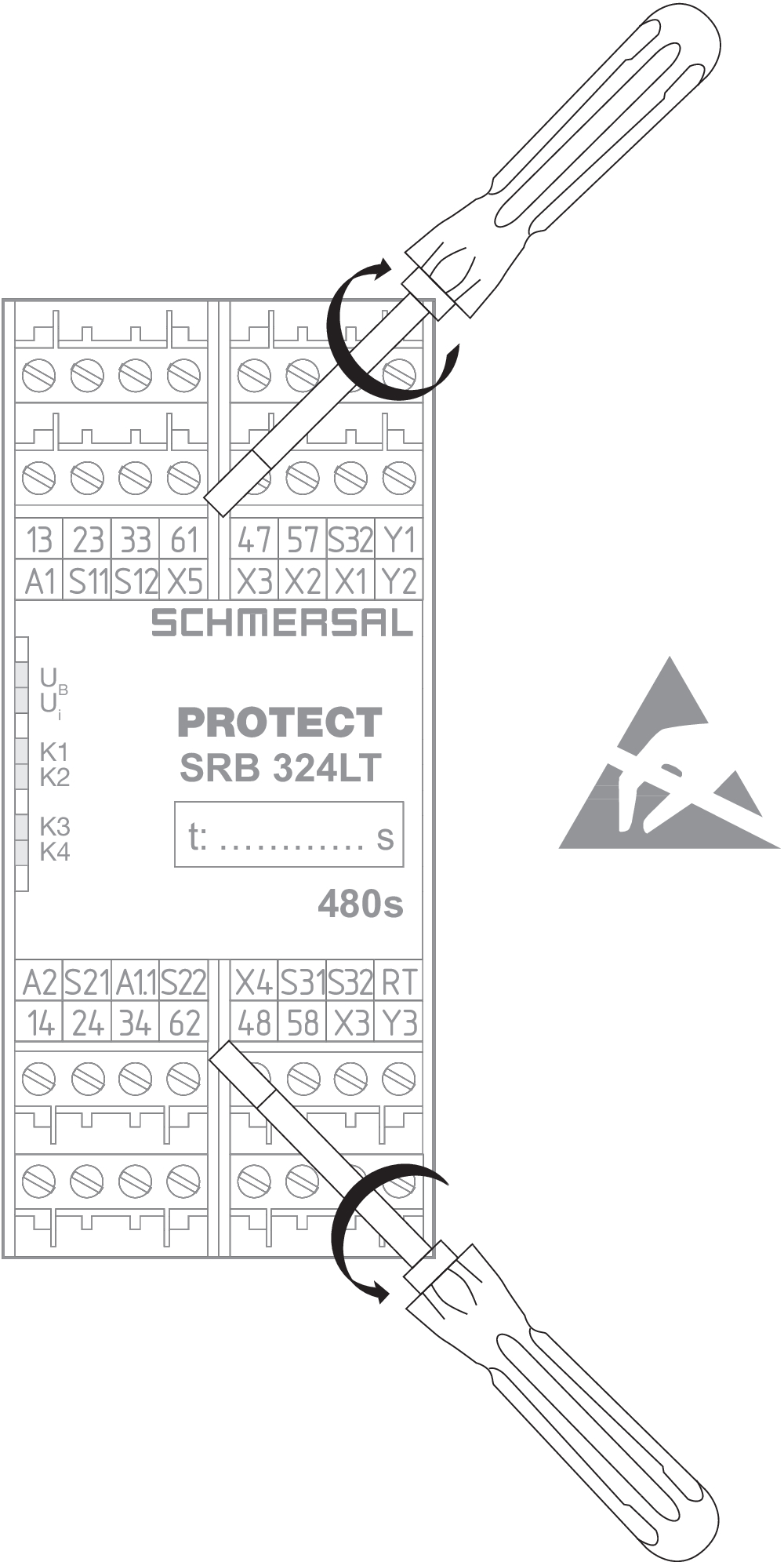 SRB324LT 24V 101204855 - Schmersal产品图片