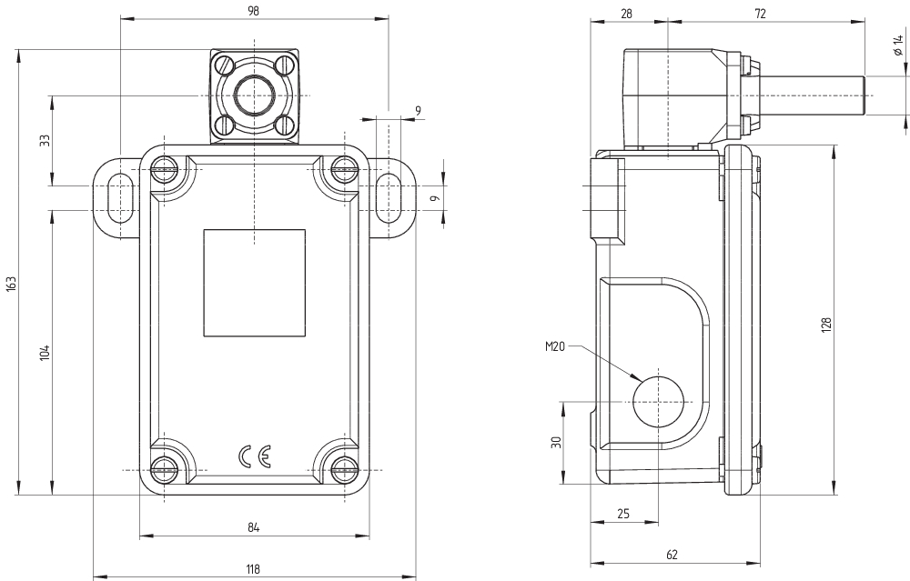T. 454-22Z-H 103013113 - Schmersal产品图片
