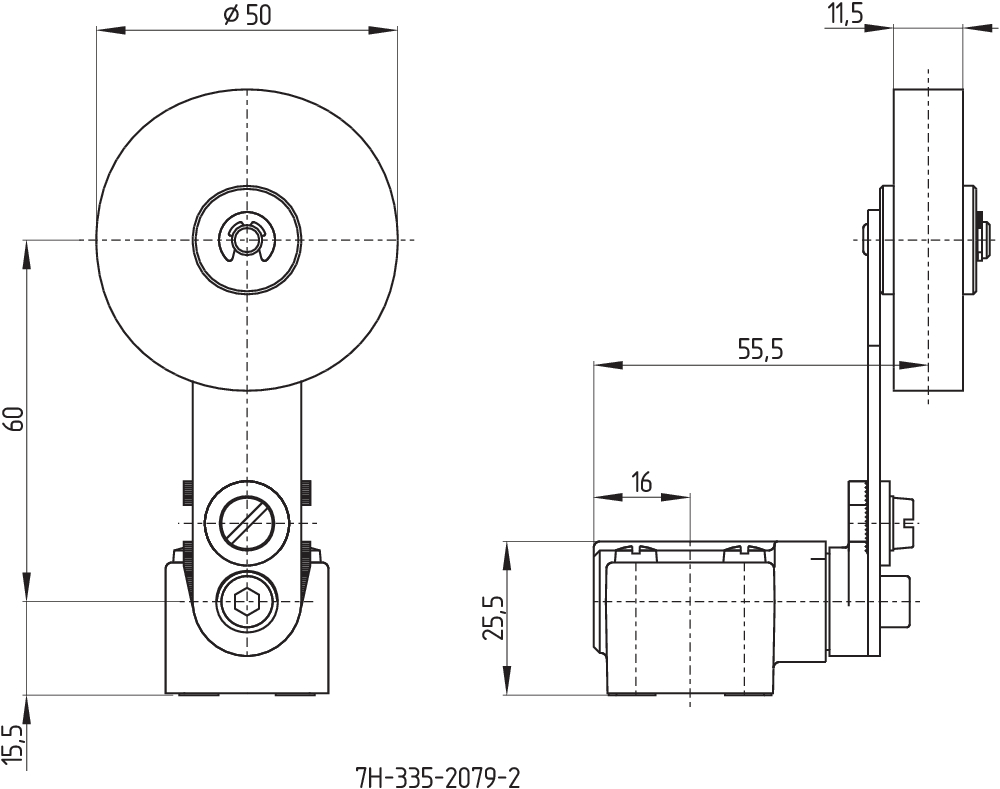 T4V7H 336-11Z-2079-2 151116511 - Schmersal产品图片