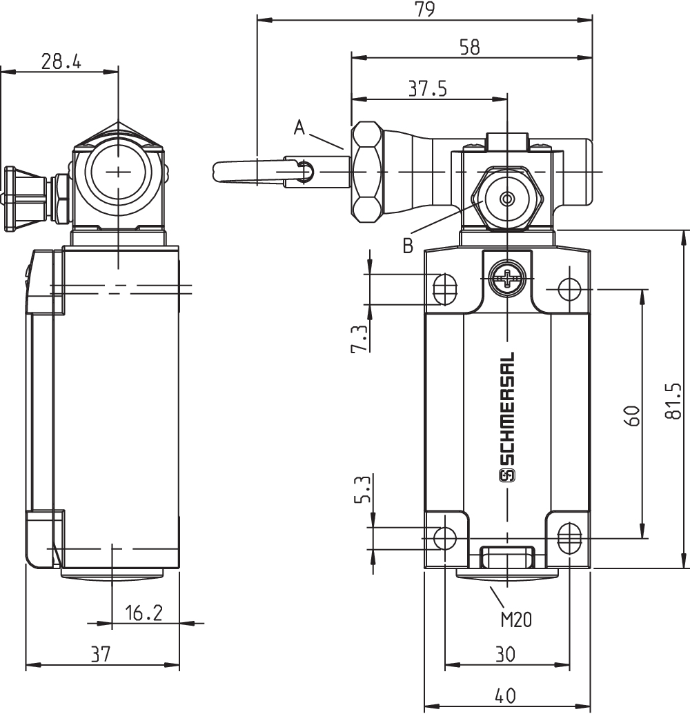 TQ315AR-02 103044922 - Schmersal产品图片