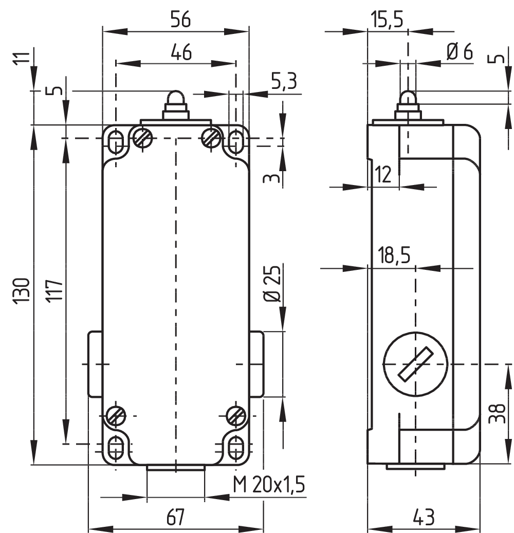 TVH 017-22Y-M20 101172689 - Schmersal产品图片