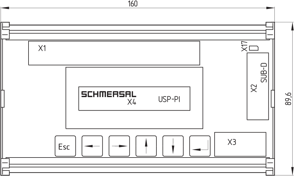 USP-PI-2435 PARALLEL-INTERFACE 101171444 - Schmersal产品图片