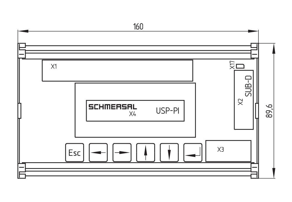 USP-PI-2435 PARALLEL-INTERFACE 101171444 - Schmersal产品图片