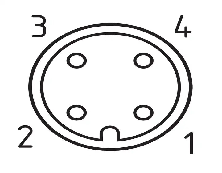 Schmersal V-SK4P-M12/M8-S-G-1M-BK-2-X-A-4 103003648
