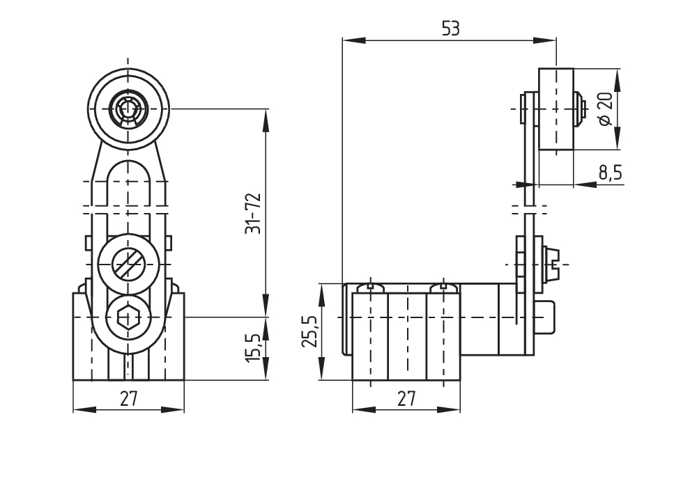 Z4V7H 335-11Z-M20-RMS 101173807 - Schmersal产品图片