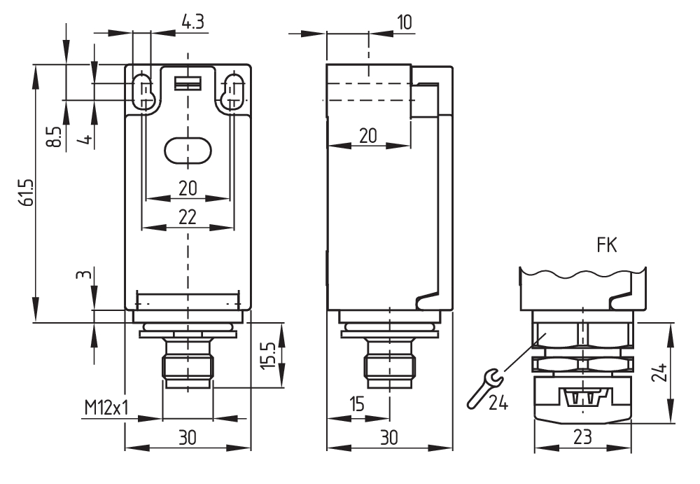 ZV14H 236 ST-AS 103014405 - Schmersal产品图片