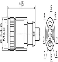 DOL-1208G20MD25KM1 2092105 - SICK产品主图
