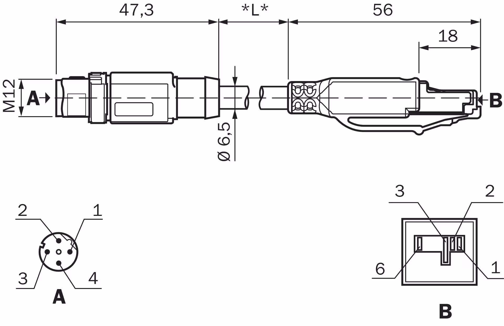 YM2D24-100EB2MRJA4 6050201 - SICK产品图片